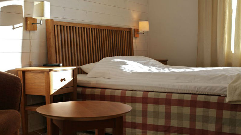 Insidan av ett rum i Sorsele River Hotel